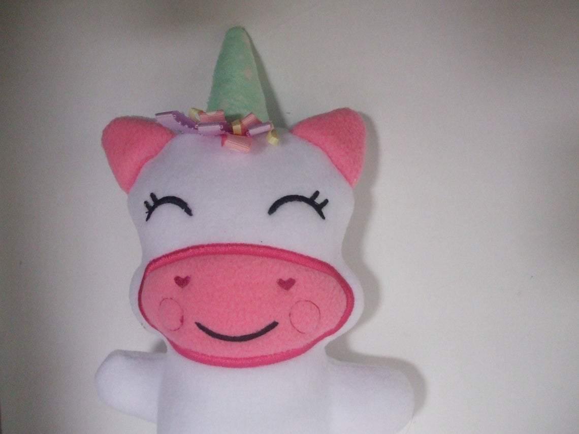 Personalized sales stuffed unicorn