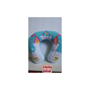 Toddler/Youth Girl's  Fairy Castle Neck Pillow or  Rainbow Unicorn Pillow
