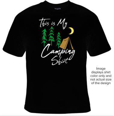 Camping T-Shirt - Personalization Plaza